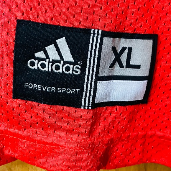 Adidas Wisconsin Badgers Youth XL(18/20) Red Football Jersey #7 Minor Read - Picture 3 of 9